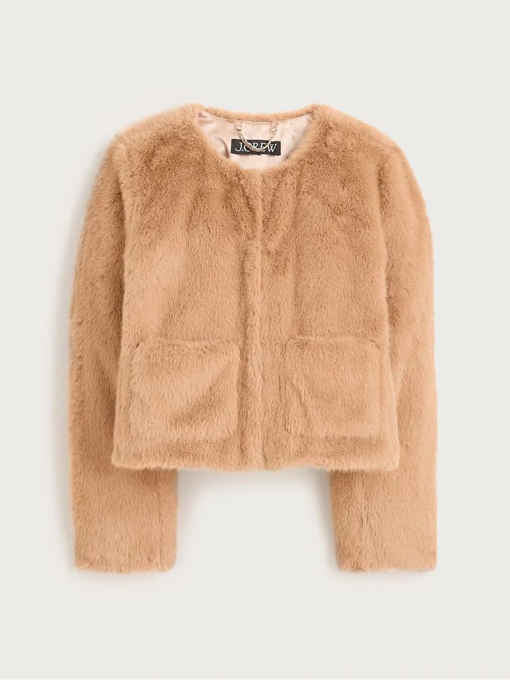 J Crew Faux Fur Lady Jacket NWT